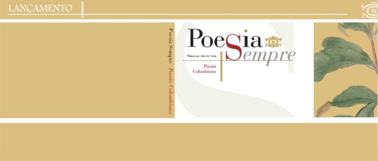 Poesia colombiana recebe destaque na nova edição da Revista Poesia Sempre